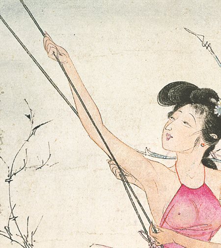 江干-胡也佛的仕女画和最知名的金瓶梅秘戏图
